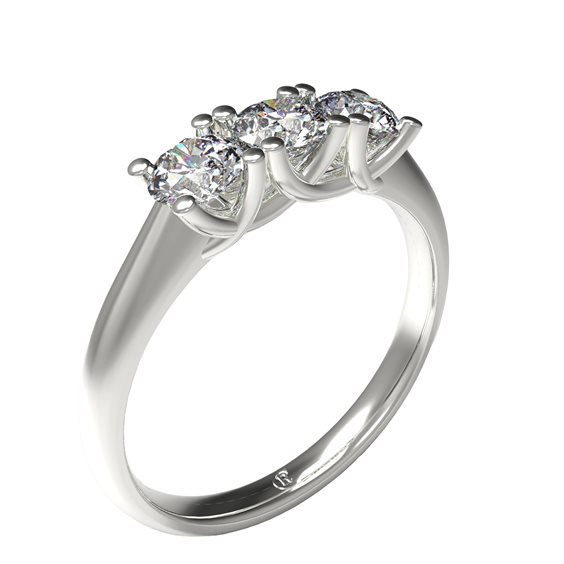 Anello Casciola Gioielli Donna Trilogy in Oro bianco Diamante 2.10 Ct ATR4319SE-70 - ATR4319SE-70